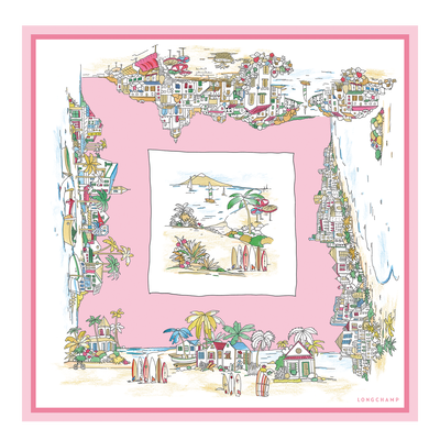 Foulard di seta 70 Vivement l'Et&eacute; , Seta - Ballerina