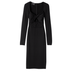Robe , Maille - Noir