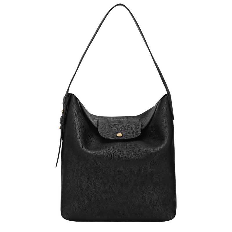 Sac port&eacute; &eacute;paule L Le Cadence , Cuir - Noir  - Vue 1 de 5