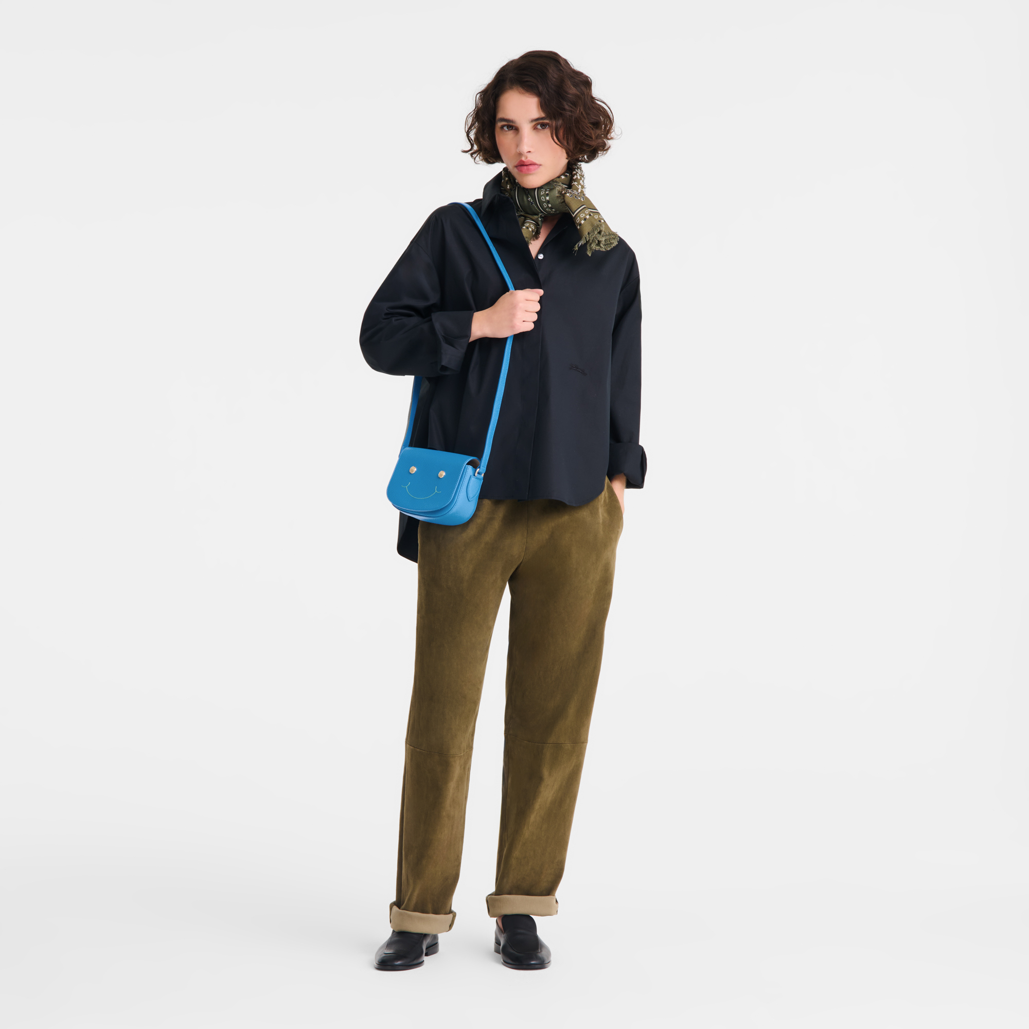 Epure XS Crossbody bag Azure - Leather | Longchamp AZ Epure XS Crossbody bag Azure - Leather | Longchamp AZ