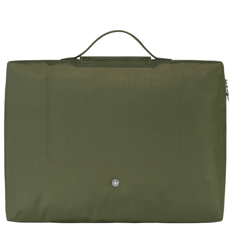 Le Pliage Green S Briefcase , Forest - Recycled canvas  - View 4 of 7