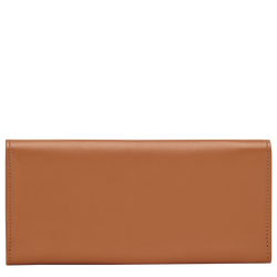 Le Roseau Long continental wallet , Cashew - Leather