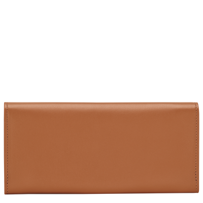 Le Roseau Long continental wallet , Cashew - Leather