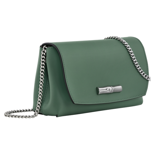 Le Roseau Clutch , Sage - Leather - View 2 of  4