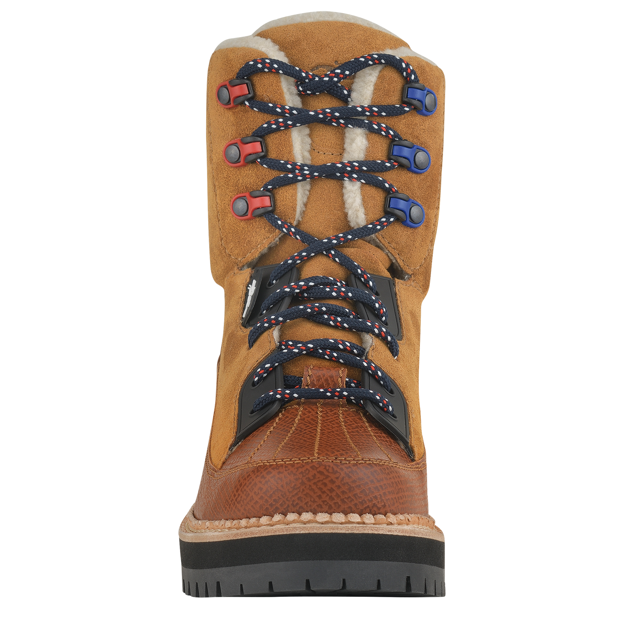 Cognac hiking boots clearance
