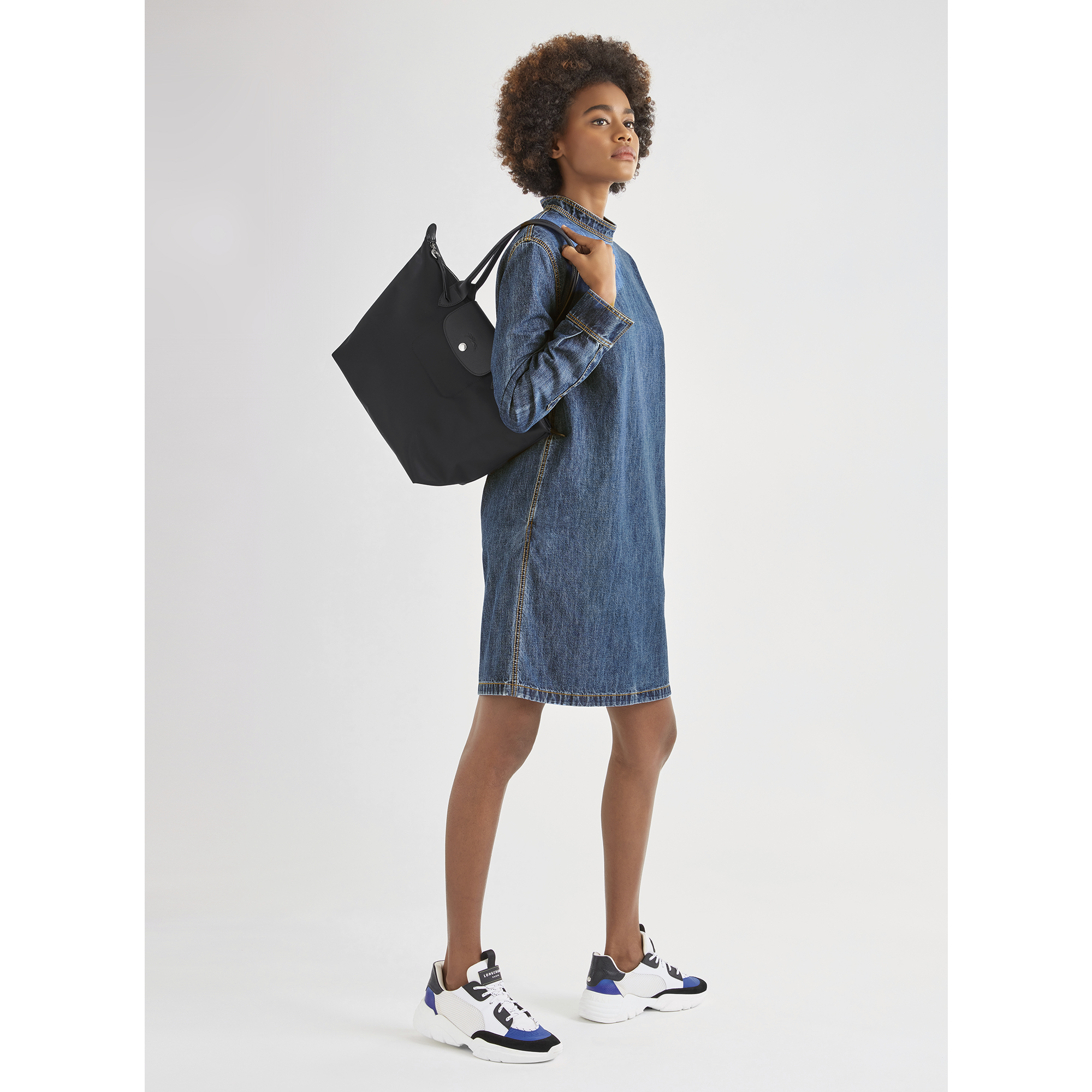 longchamp le pliage neo black