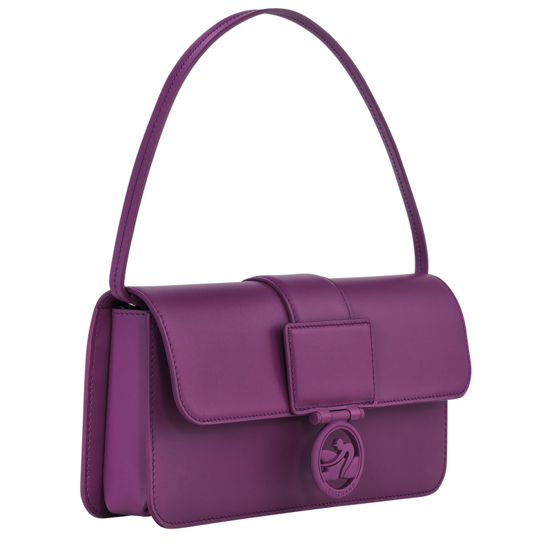 Box-Trot M Shoulder bag , Violet - Leather  - View 3 of 4