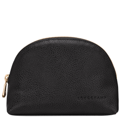 Le Foulonn&eacute; Pouch , Black - Leather