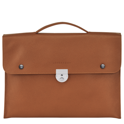 Le Foulonné Briefcase S, Caramel