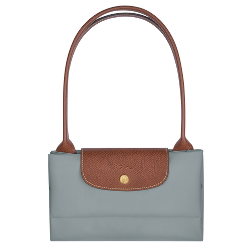 Le Pliage Original L Tote bag , Steel - Recycled canvas - View 4 of  4