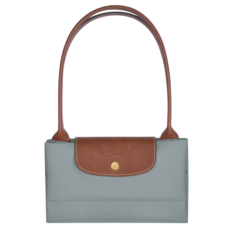 Le Pliage Original L Tote bag , Steel - Recycled canvas  - View 4 of  4