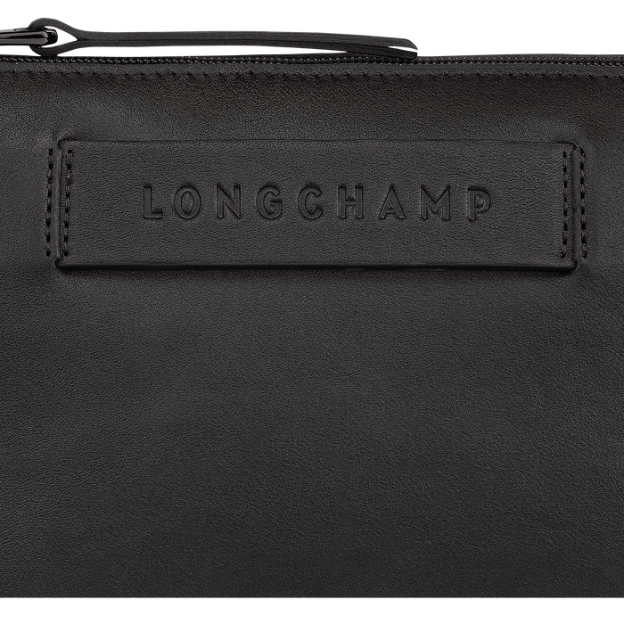 Longchamp 3D 크로스 바디백, 블랙