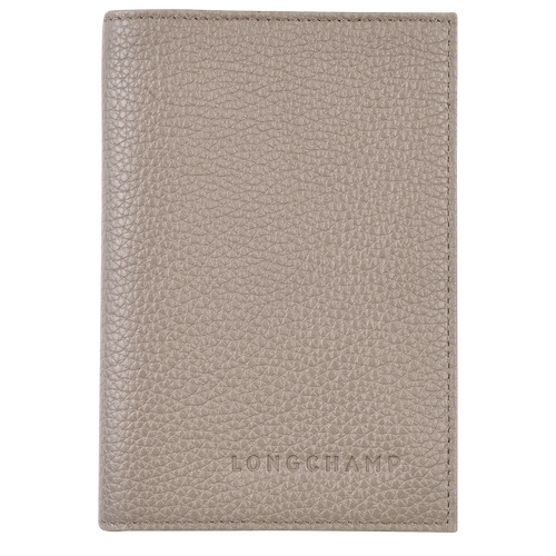 Le Foulonné Passport cover , Turtledove - Leather - View 1 of 4