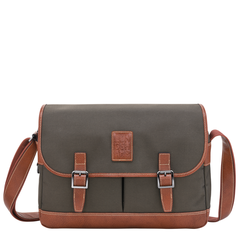 Boxford L Crossbody bag , Brown - Recycled canvas  - View 1 of 5