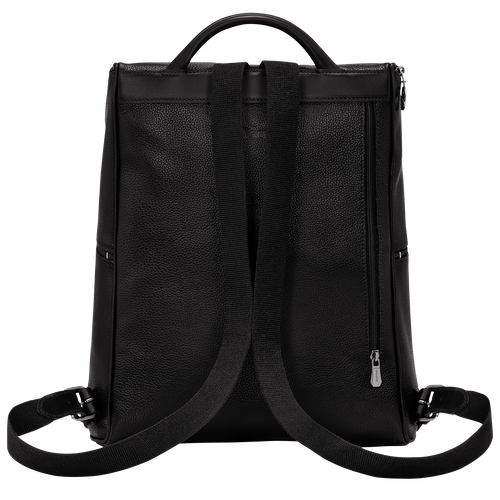 Le Foulonné Backpack , Black - Leather - View 4 of  5