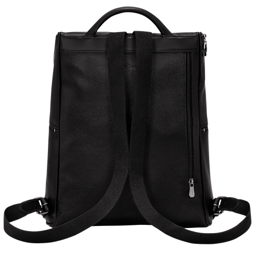 Le Foulonné Backpack , Black - Leather - View 4 of 5