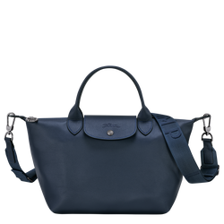 Le Pliage Xtra S Handbag , Navy - Leather