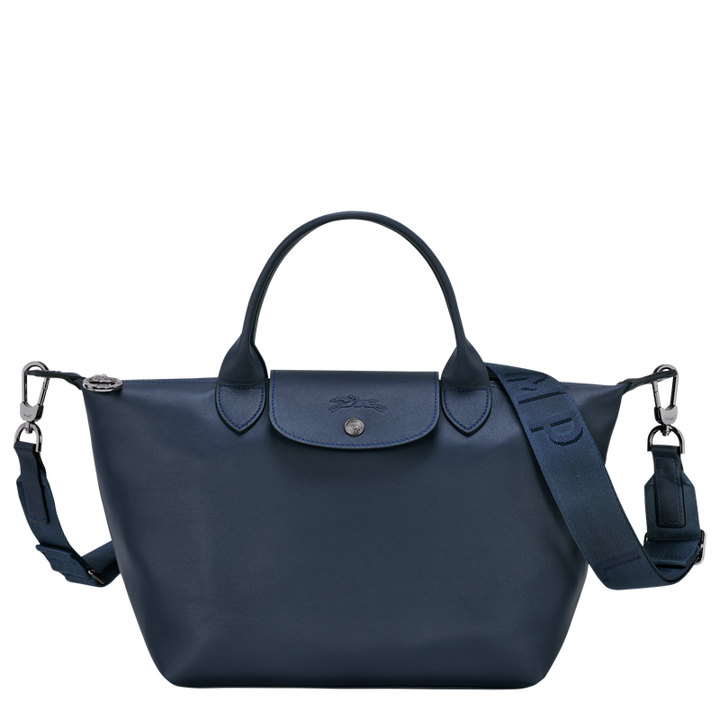 Le Pliage Xtra S Handbag , Navy - Leather  - View 1 of 5