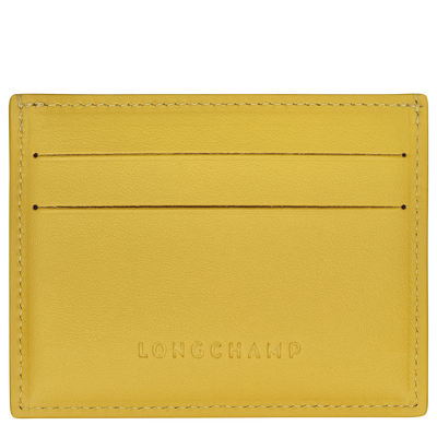 Le Roseau Card holder , Ginger - Leather