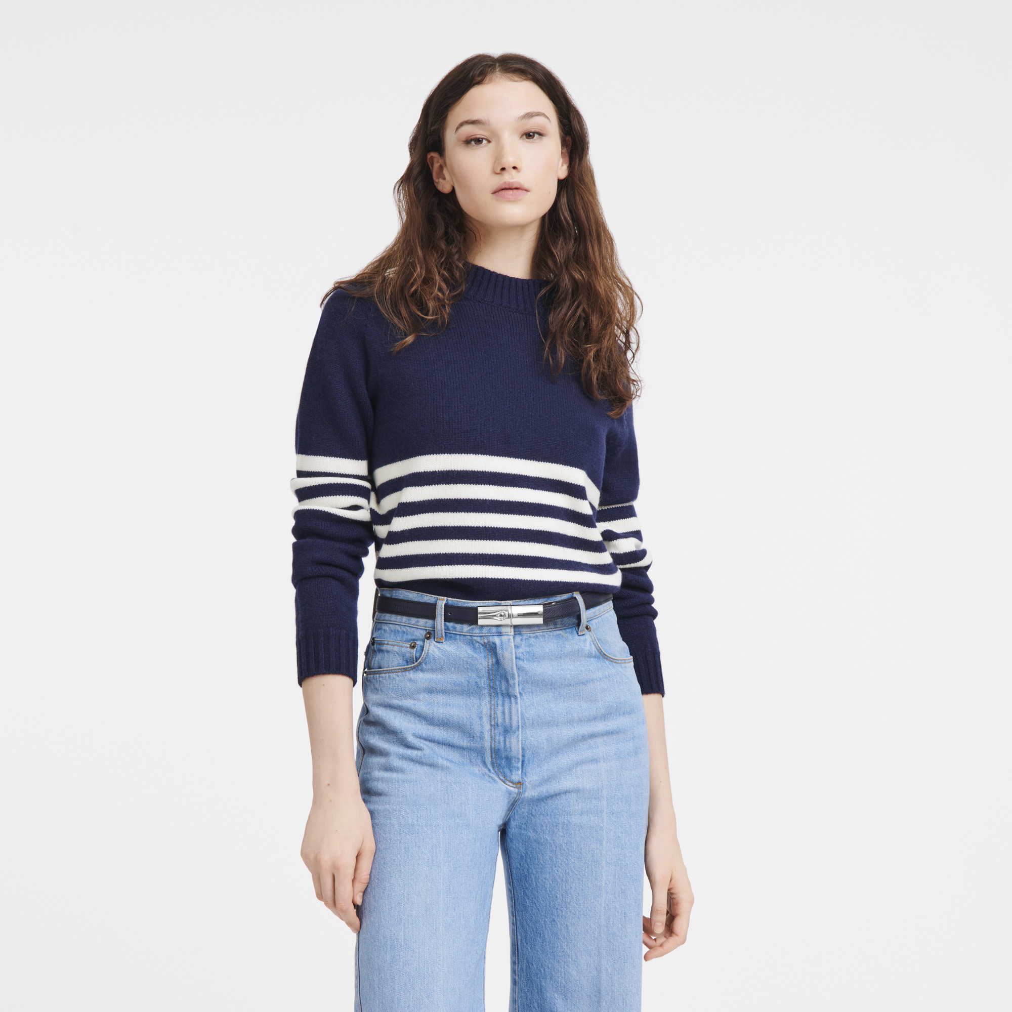 Roseau Ladies' belt Bilberry Leather (40021HPN645) Longchamp PT