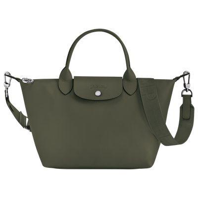 Le Pliage Xtra 手提包 S , 冷杉綠色 - 皮革