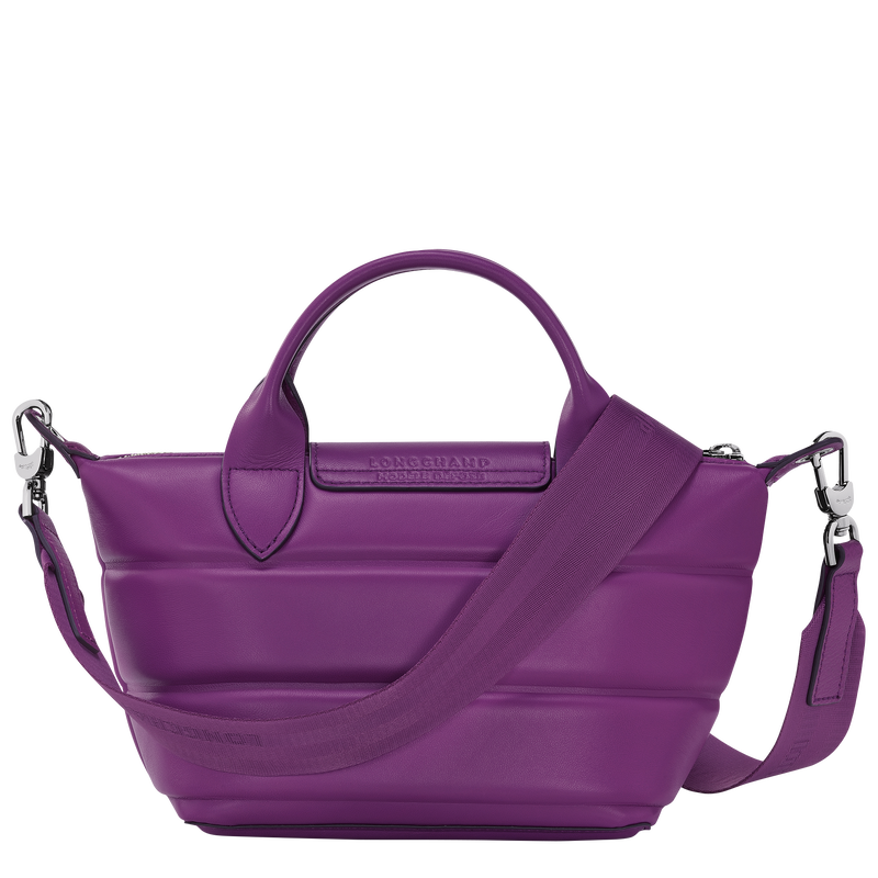 Le Pliage Xtra 系列 手提包 XS , 紫色 - 皮革  - 查看 4 6