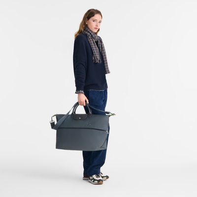 Sac de voyage extensible Le Pliage Green , Toile recycl&eacute;e - Graphite