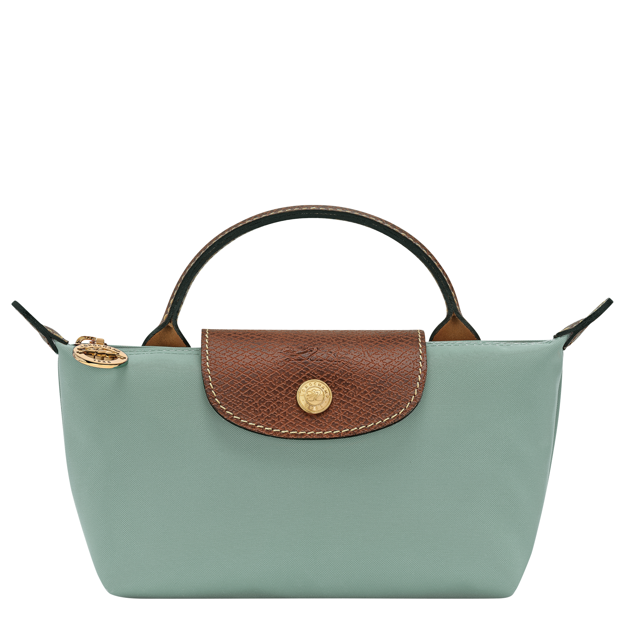 Pochette con manico, Celadon - View 1 of
6 - aumentare lo zoom Le Pliage Original Pochette con manico, Celadon