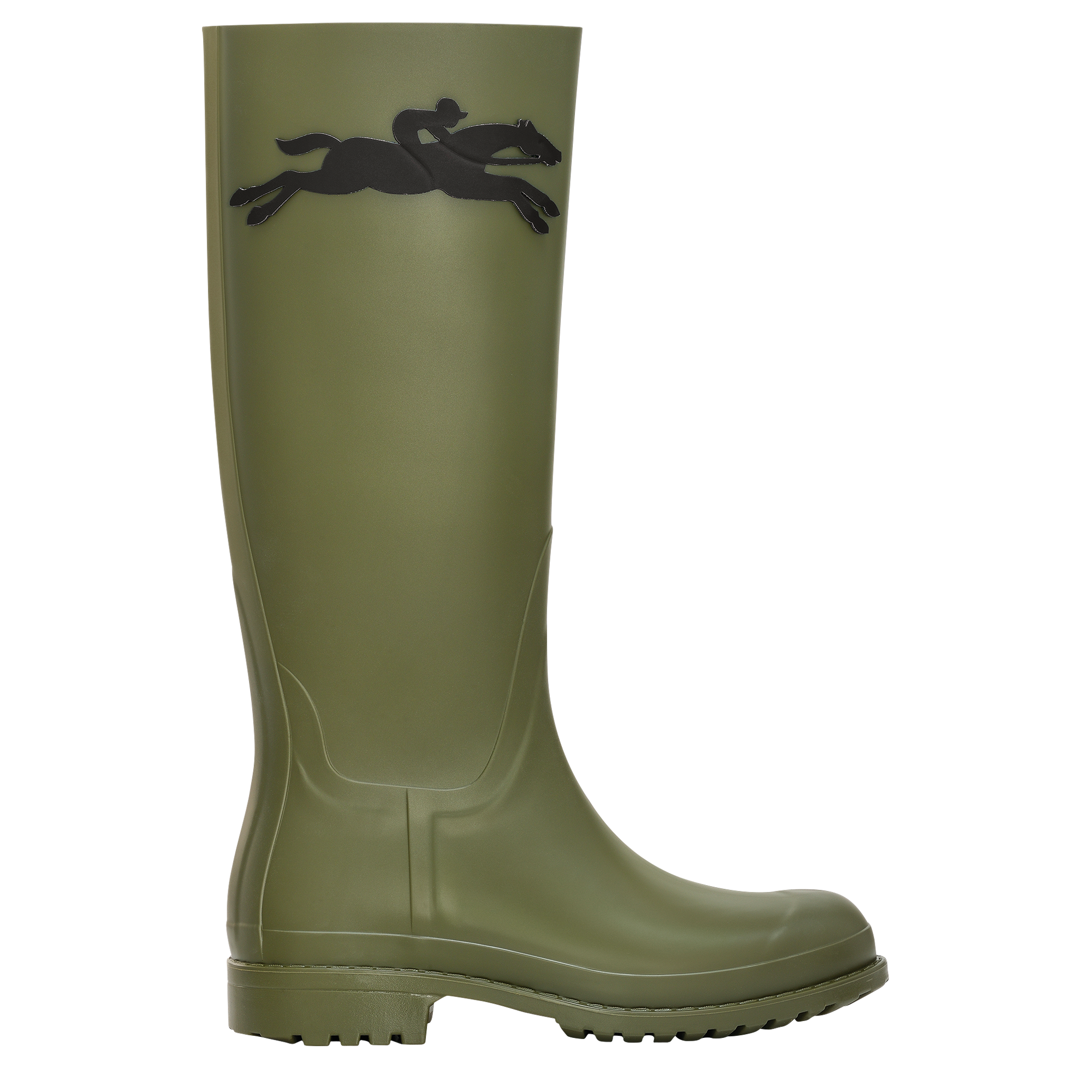 Cheval Longchamp Flache Stiefel, Khaki