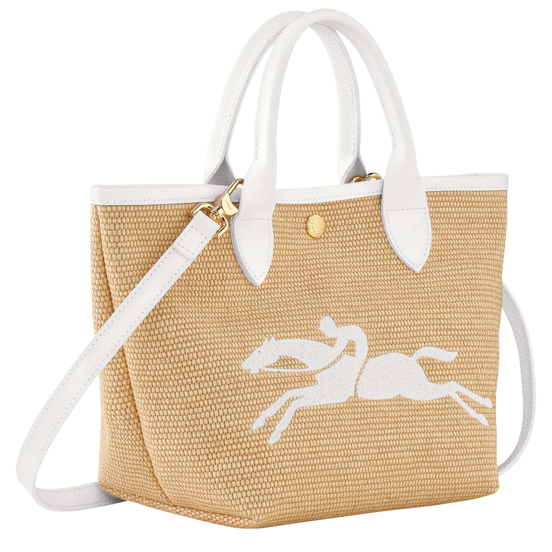 Handtasche S Le Panier Pliage , Canvas - Weiss  - Ansicht 3 von 5