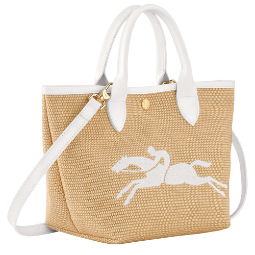 Le Panier Pliage S Basket bag White - Canvas (10144HZB007) | Longchamp US