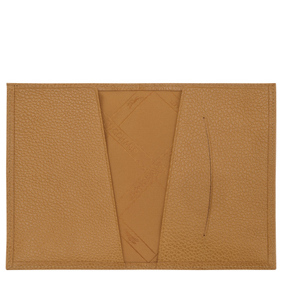 Le Foulonné Passport cover, Nutmeg
