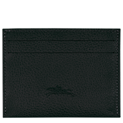 Le Foulonné Card holder , Black - Leather