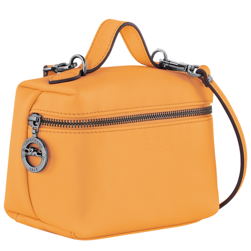 Le Pliage Xtra XS Vanity , Apricot - Leather - View 3 of 5