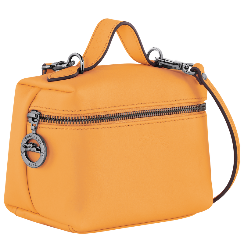 Le Pliage Xtra XS Vanity , Apricot - Leather  - View 3 of  5