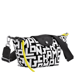 Le Pliage LGP Crossbody bag XS, Black/White