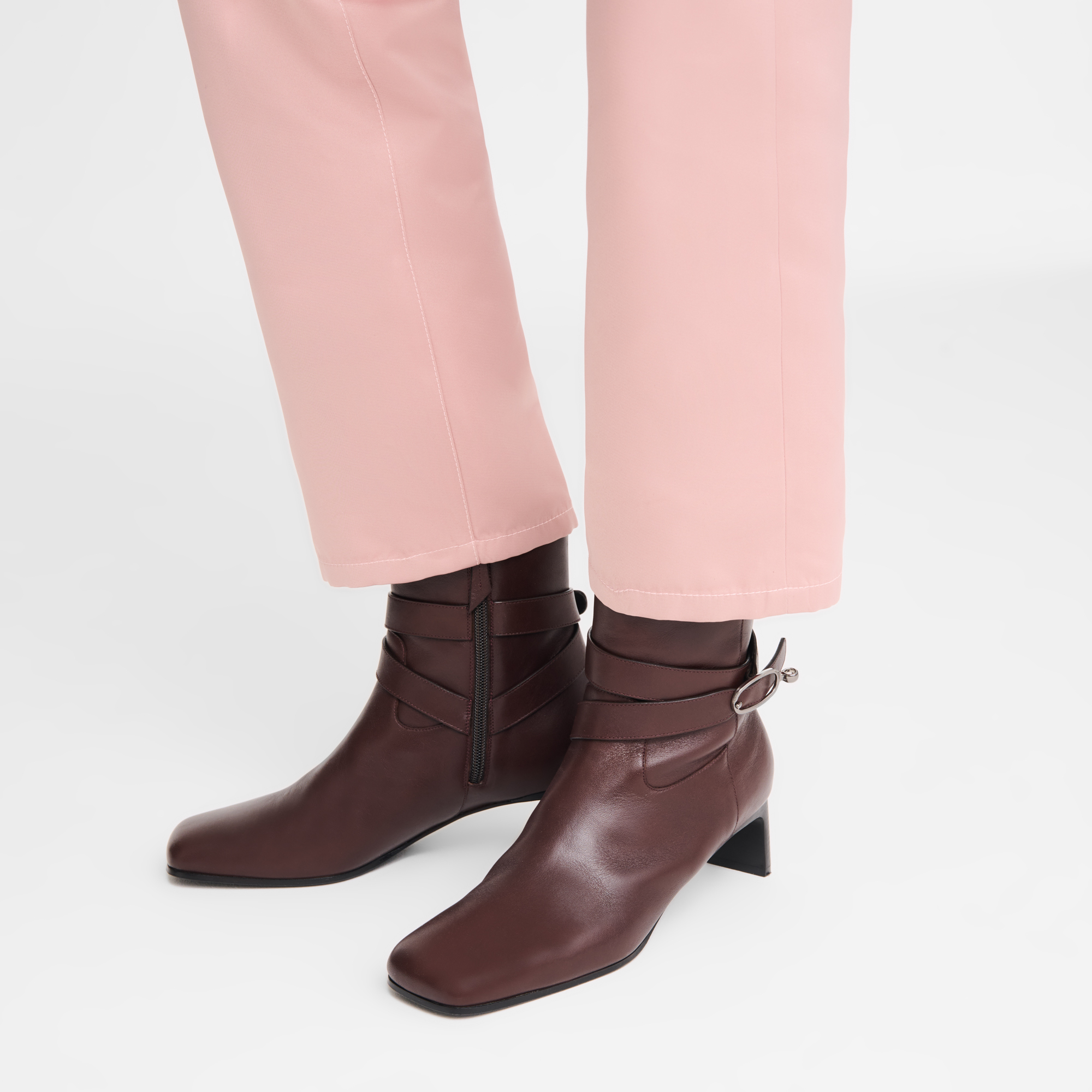 Heeled booties, Mocha - View 4 of
4 - zoom in La Cavalière Heeled booties, Mocha