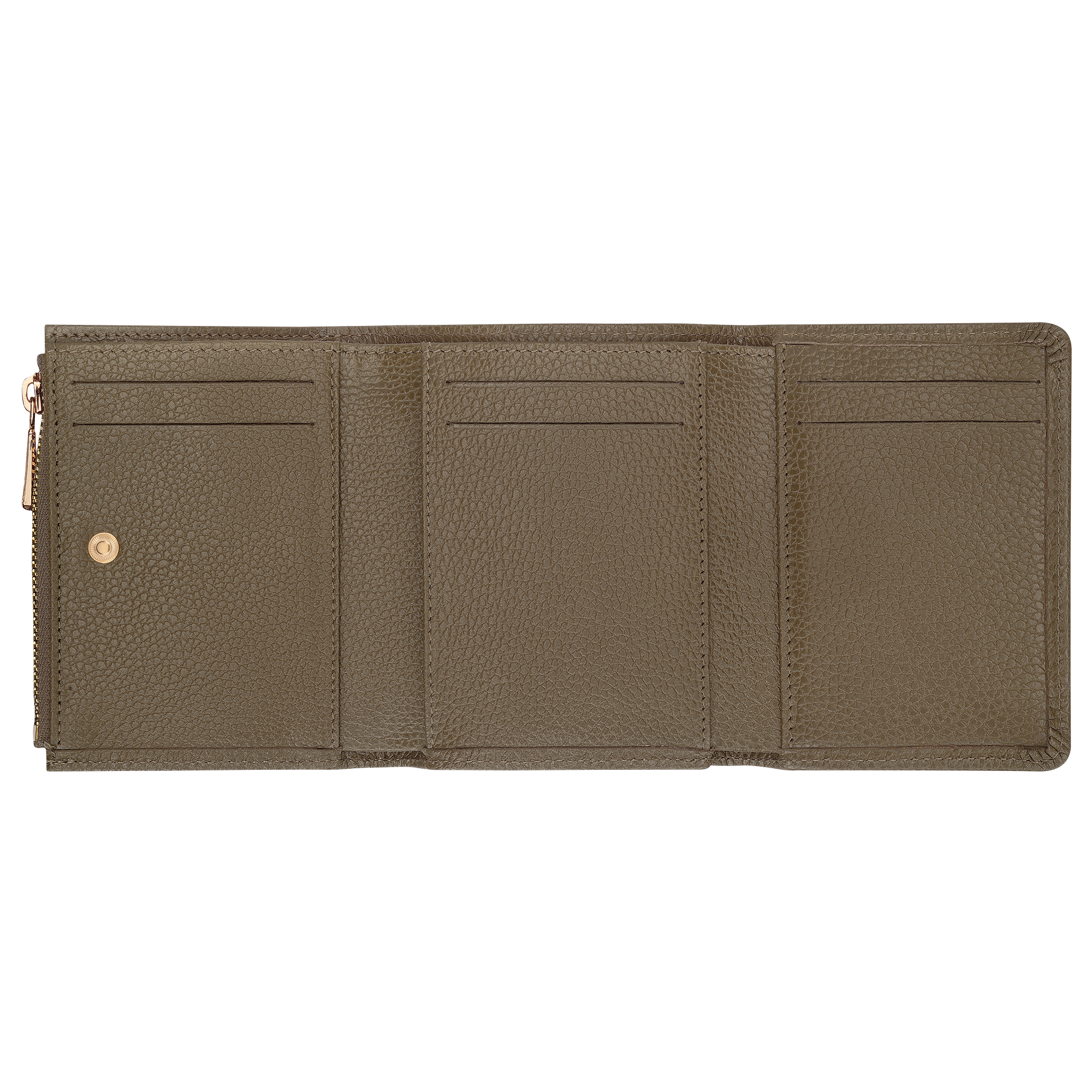 Compact wallet, Caper - View 3 of
3 - zoom in Le Foulonné Compact wallet, Caper