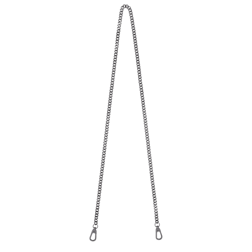 Longchamp chaîne Shoulder strap, Black Metal