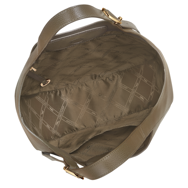 Saco XL Le Foulonn&eacute; , Pele - Alcaparra  - Vista 5 de  6