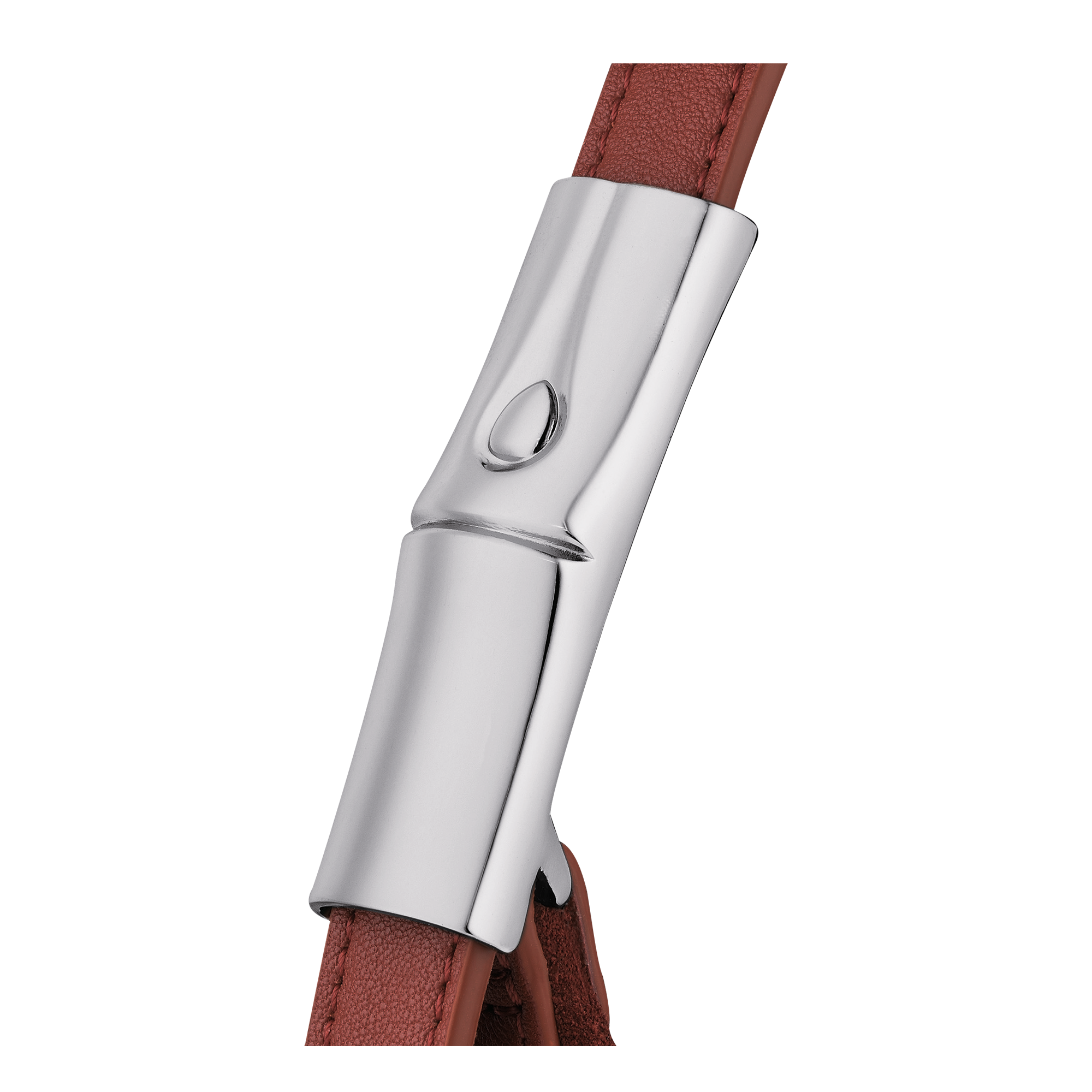Roseau Essential 半月形單肩包 S, 赤褐色
