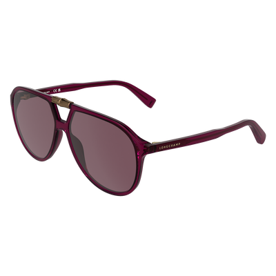 サングラス , バーガンディ - 植物由来の樹脂素材