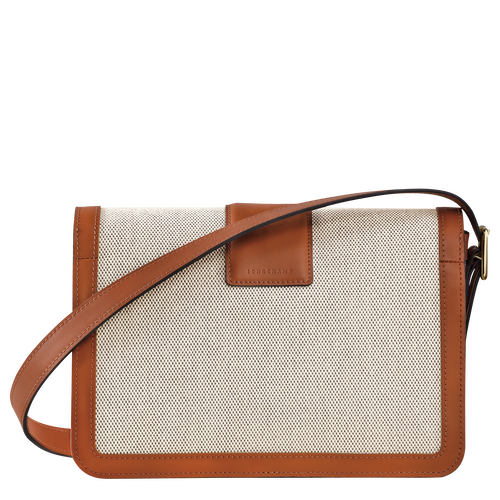 Box-Trot M Crossbody bag , Cognac - Canvas - View 4 of 6