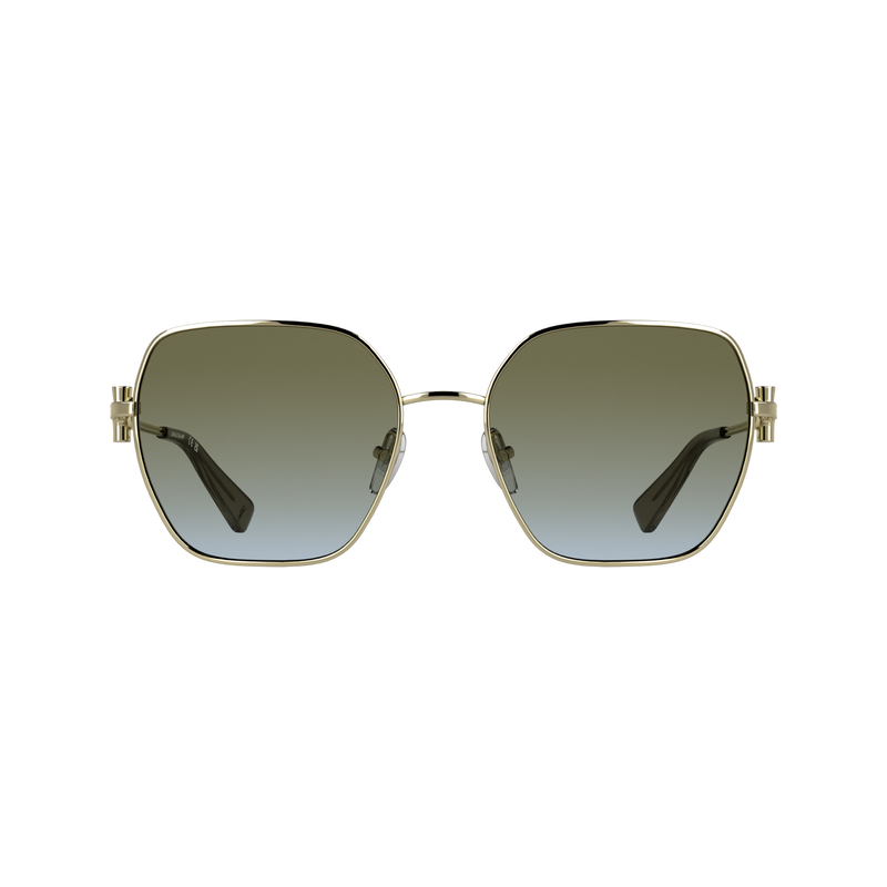 Lunettes de soleil , M&eacute;tal - Dor&eacute;/Kaki  - Vue 1 de 2