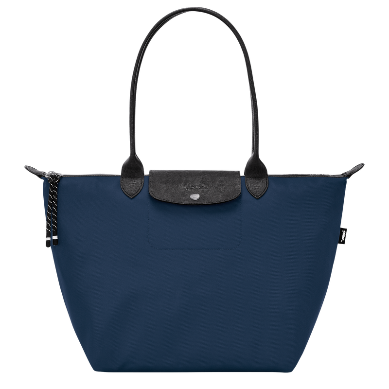 Le Pliage Energy L Tote bag , Navy - Recycled canvas  - View 1 of  6