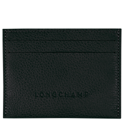 Le Foulonné Card holder , Black - Leather