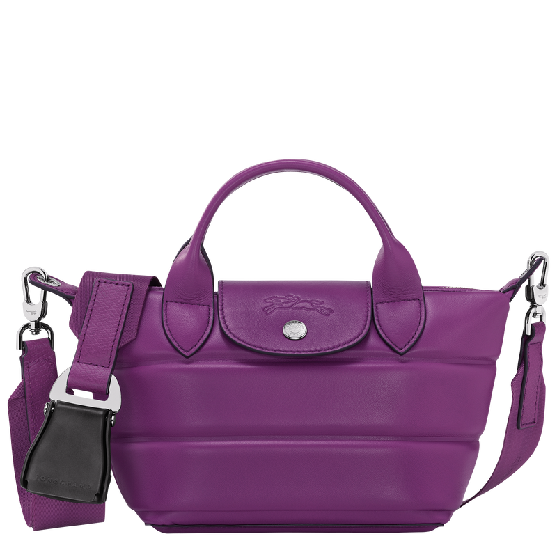 Le Pliage Xtra 系列 手提包 XS , 紫色 - 皮革  - 查看 1 6