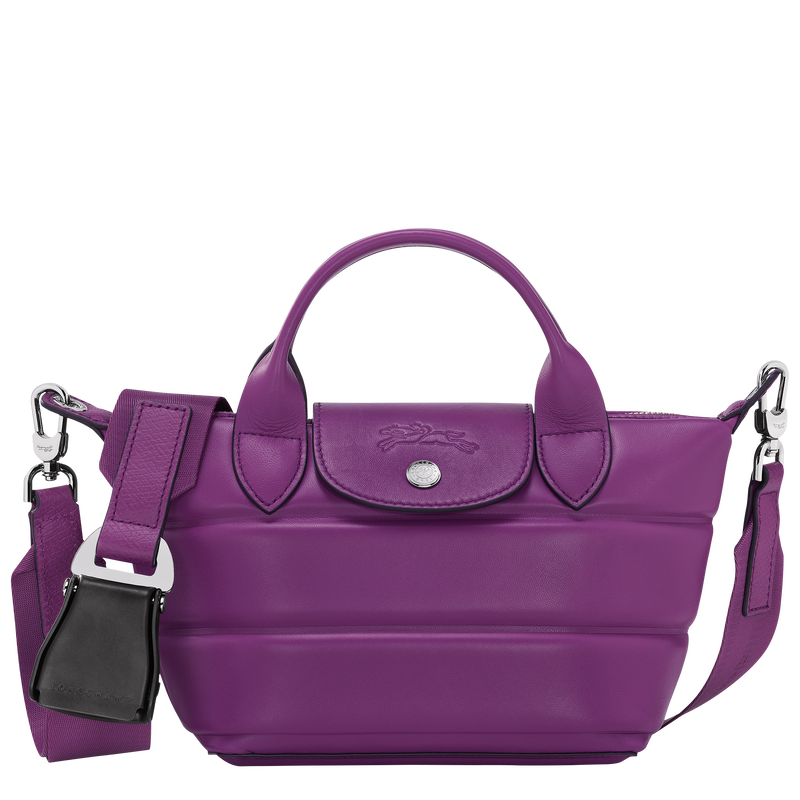 Le Pliage Xtra XS Handbag , Violet - Leather  - View 1 of 6