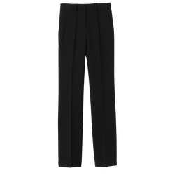 Trousers , Black - Crepe