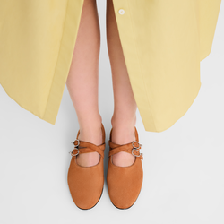 Le Foulonn&eacute; Ballerinas , Amber - Leather